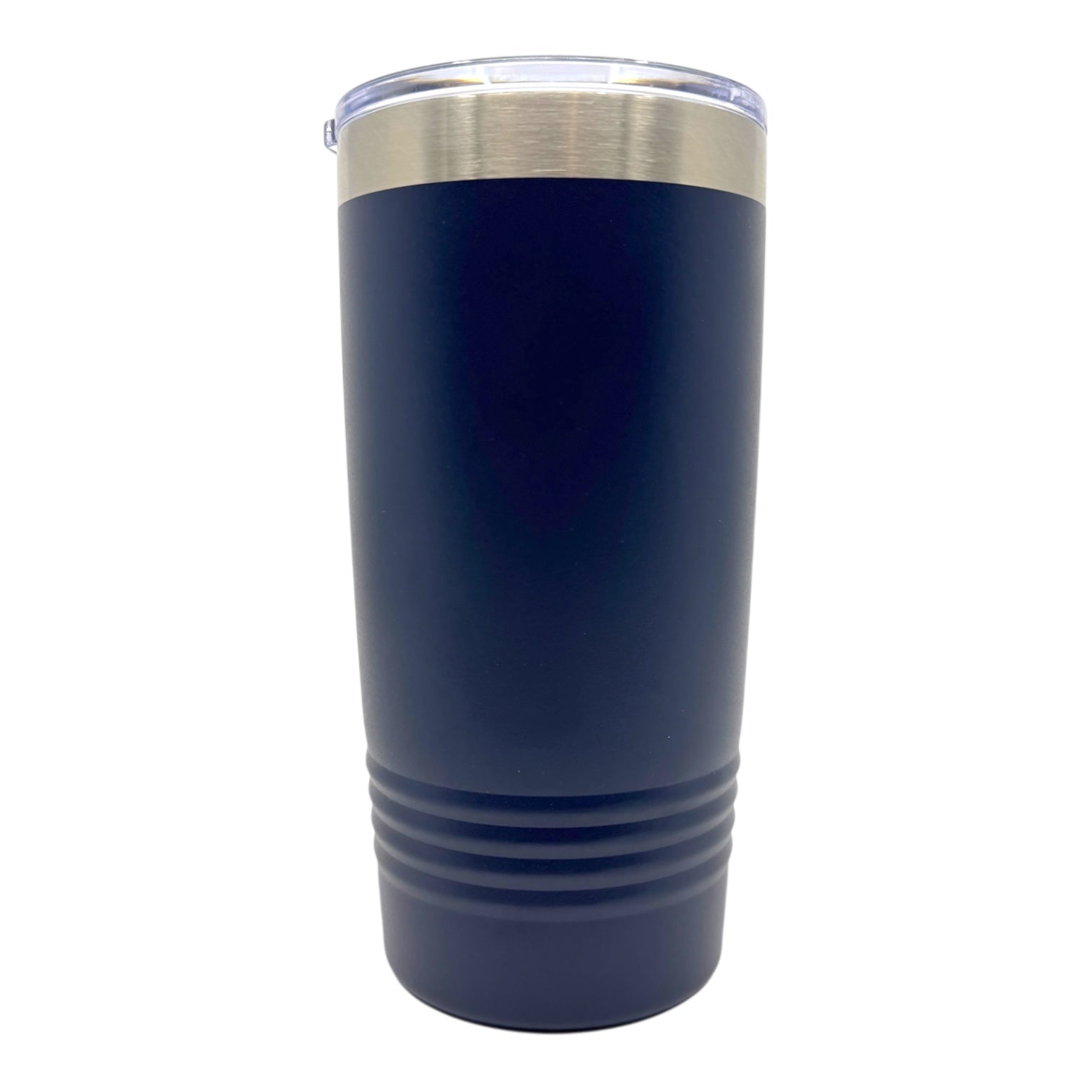 The Tumbler: Always Be Yourself Unless You Can Be a Viking is a 20 oz stainless steel Polar Camel tumbler with double-wall insulation, a slide shut lid, a silver band near the top, and horizontal grooves near the bottom.