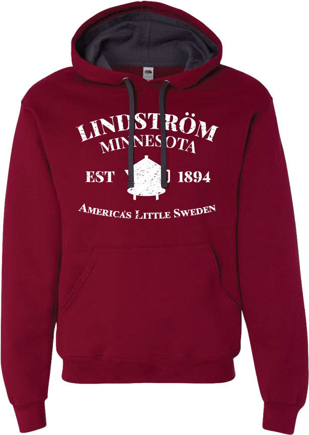 Hoodie: Lindstrom Minnesota EST 1894 America's Little Sweden