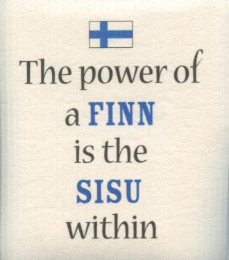 Dish Cloth: Power of Finn Sisu Within Finnish