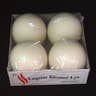 Candles: Ivory 2.5" Ball Candles (4 Pack)