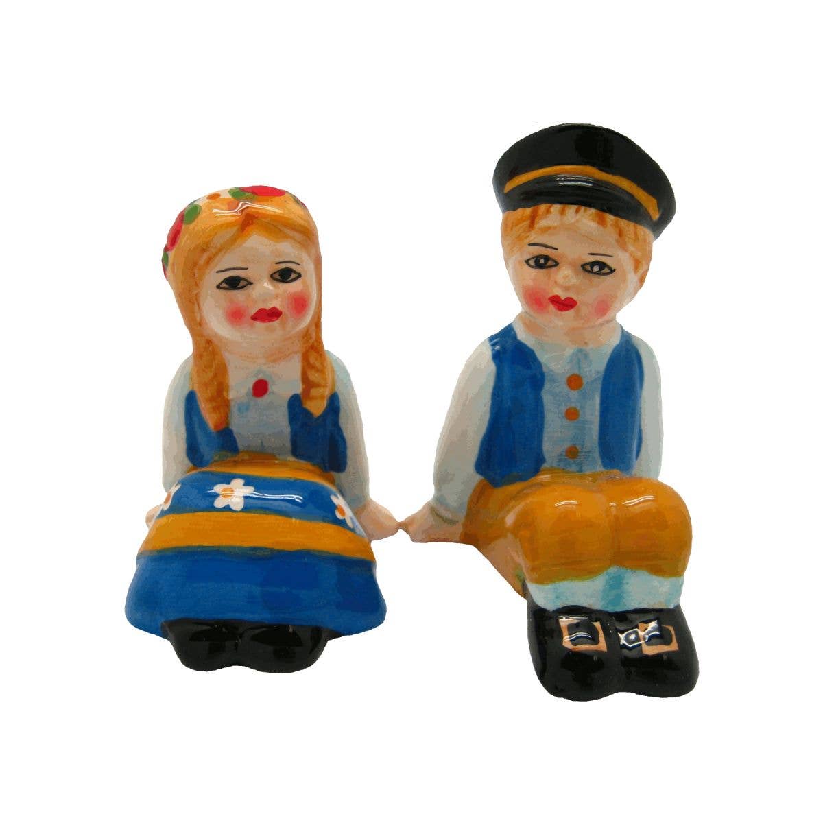 Shakers: Vintage Salt & Pepper Shakers Swedish Sitting Couple