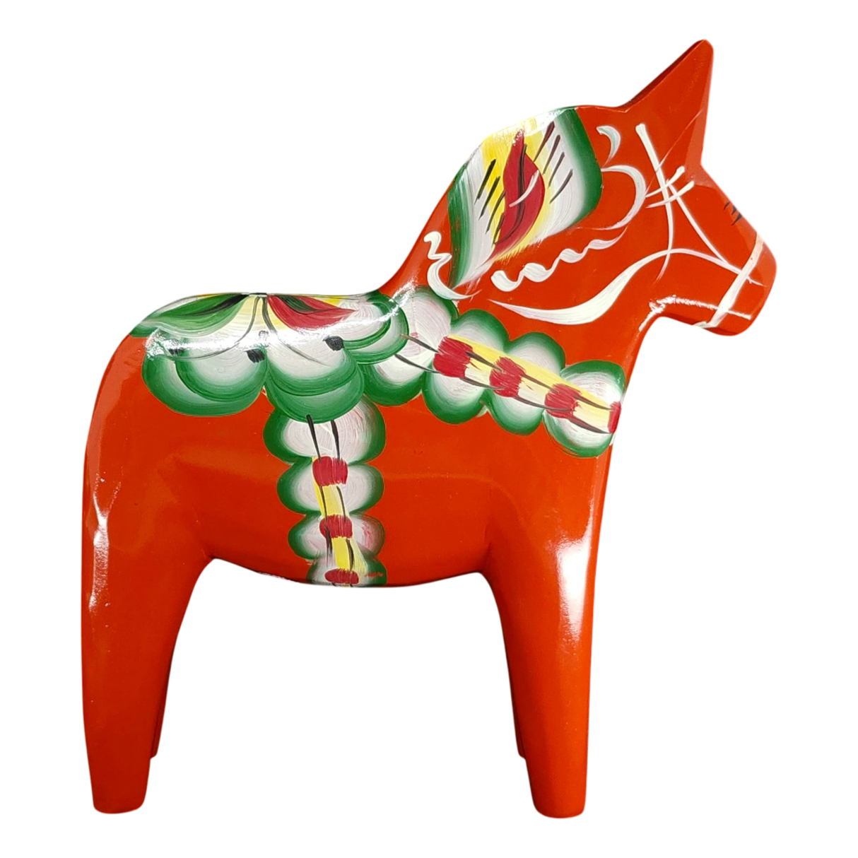 Dala Horse: Red Swedish Dala Horse | Handcrafted by Grannas A. Olsson in Sweden