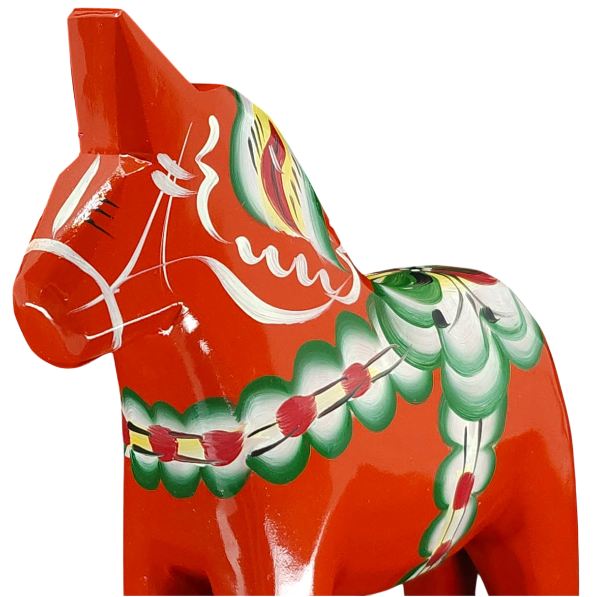 Dala Horse: Red Swedish Dala Horse | Handcrafted by Grannas A. Olsson in Sweden