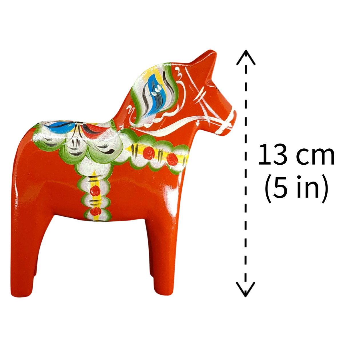Dala Horse: Red Swedish Dala Horse | Handcrafted by Grannas A. Olsson in Sweden