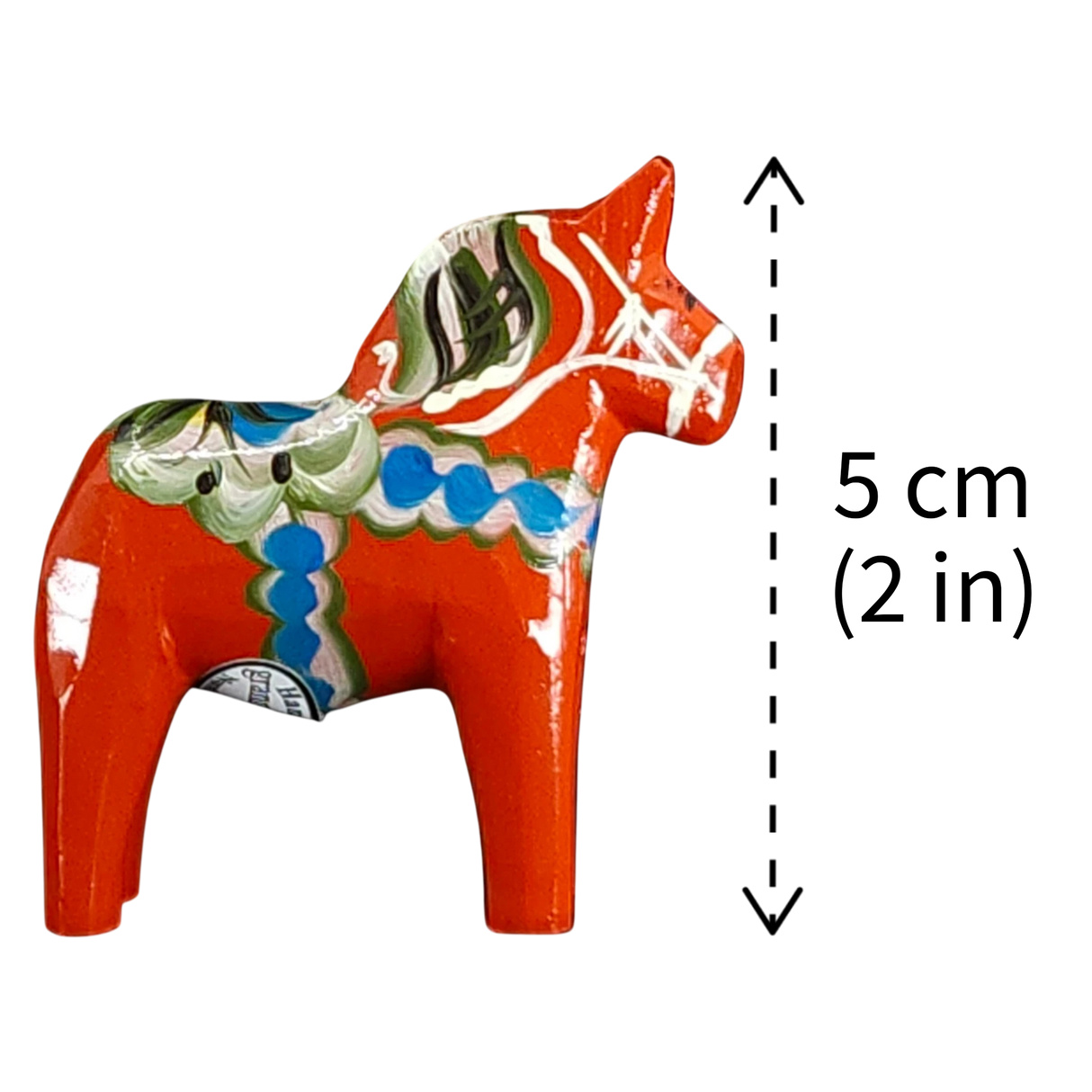 Dala Horse: Red Swedish Dala Horse | Handcrafted by Grannas A. Olsson in Sweden