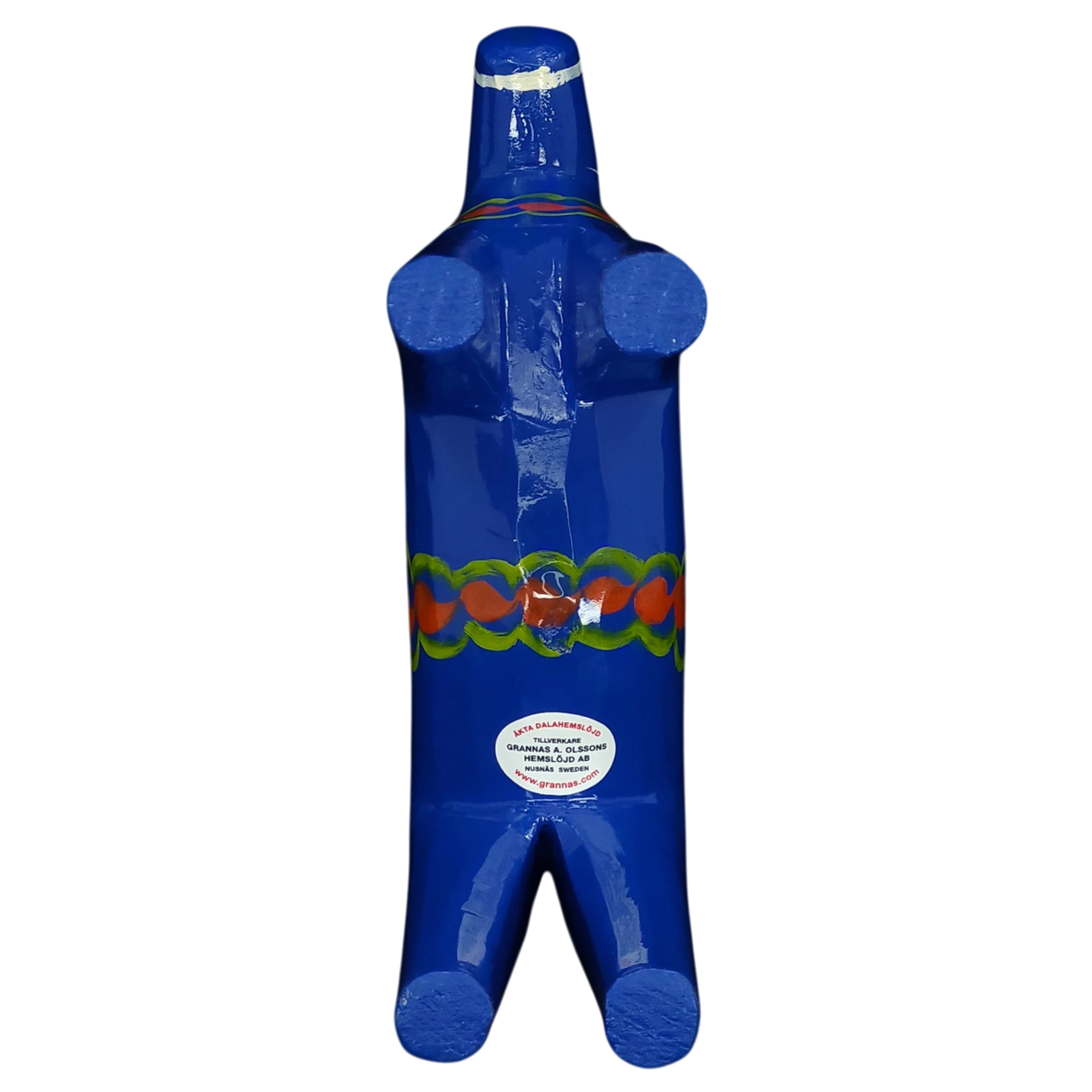 Dala Horse: Blue Swedish Dala Horse | Handcrafted by Grannas A. Olsson in Sweden