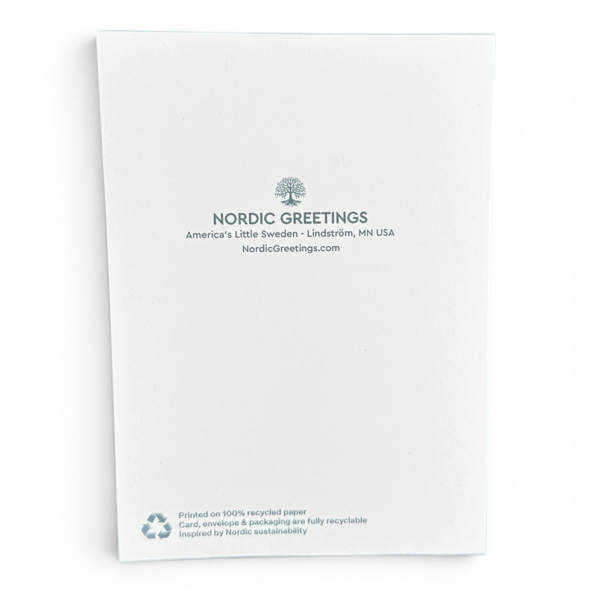 Greeting Card: Greetings from Lindström, MN Blank Greeting Card