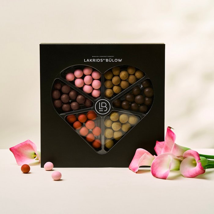 Candy: Lakrids by Bülow - Love Collection Chocolate Coated Black Licorices (450g)