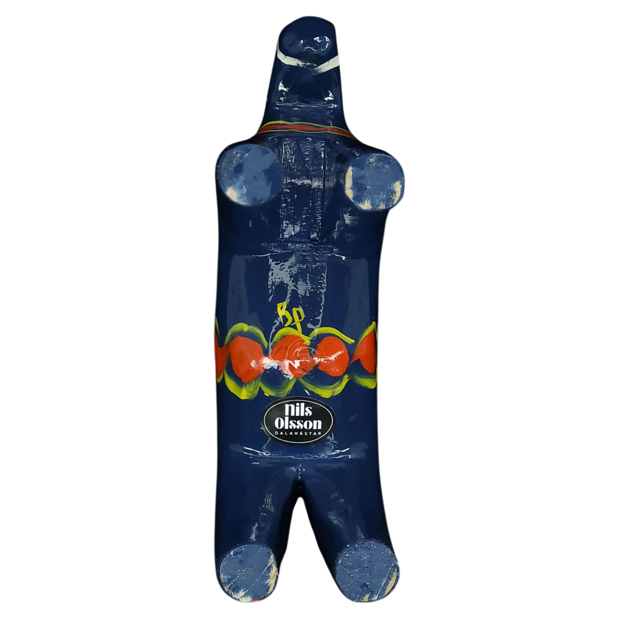 Dala Horse: Blue Swedish Dala Horse Dark Blue | Handcrafted by Nils Olsson in Sweden