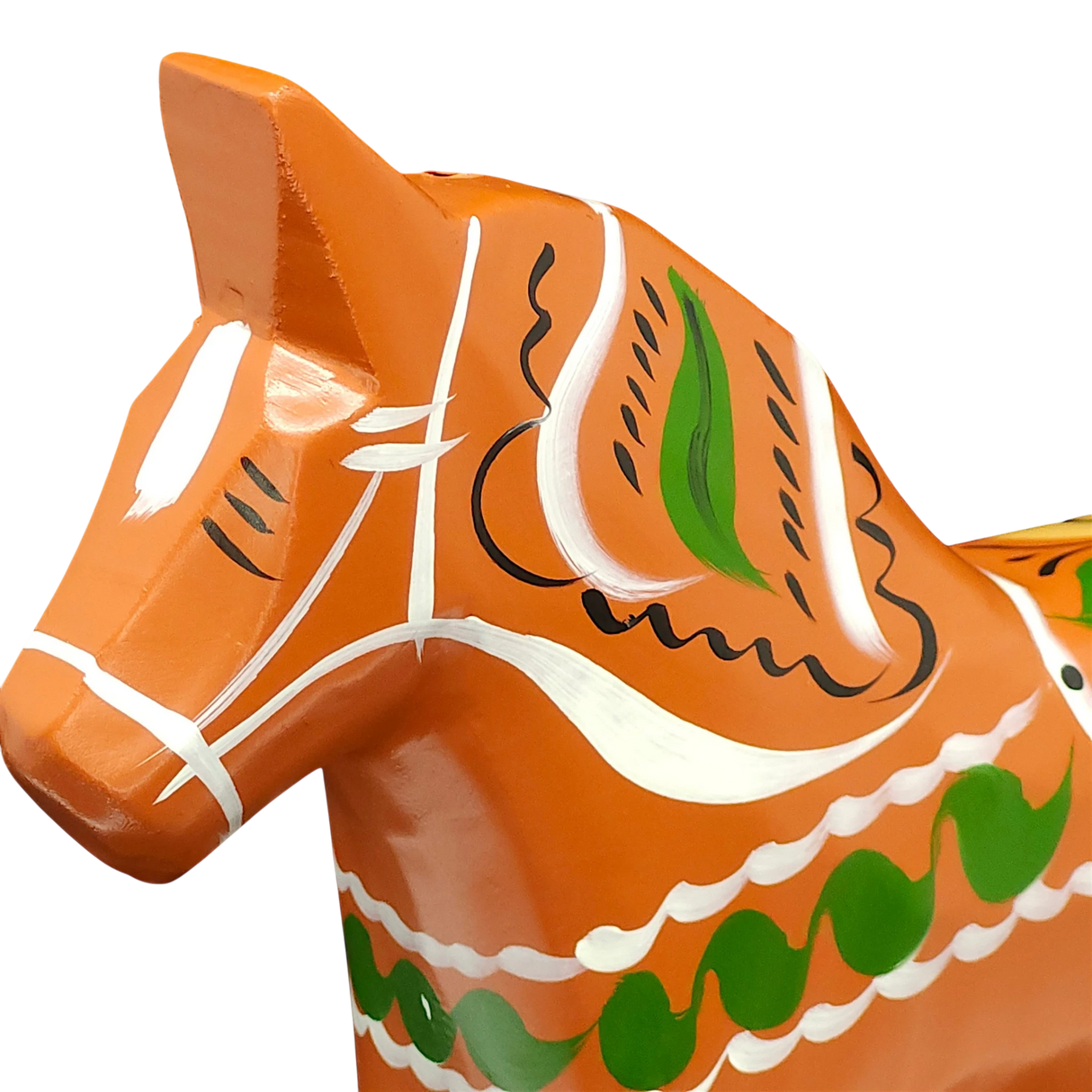 Dala Horse: Old Red Swedish Dala Horse "Gammelröd" | Nils Olsson | Handcrafted in Sweden (16 cm / 6 in)