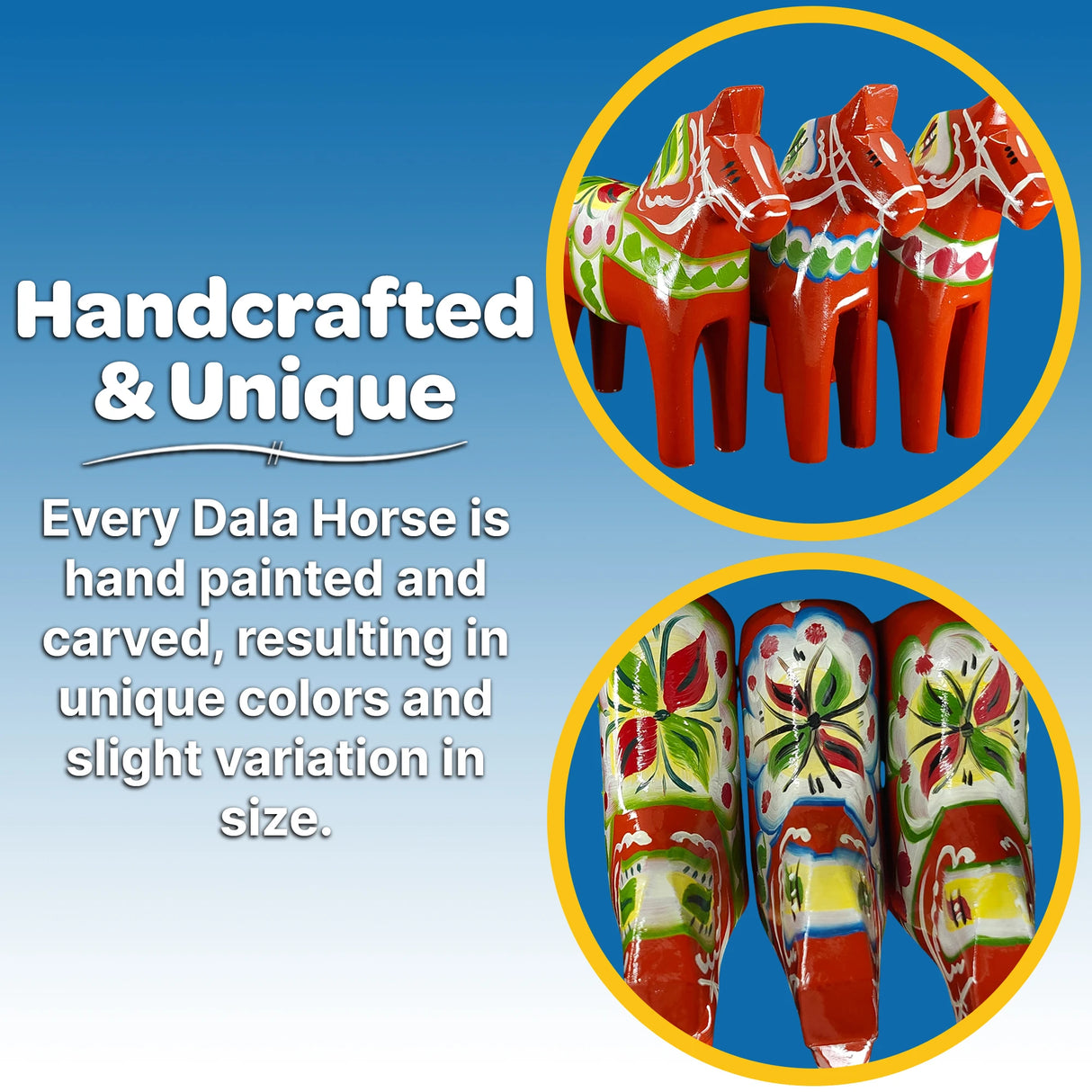 Dala Horse: Nils Olsson Red Swedish Dala Horse | Handcrafted in Nusnäs