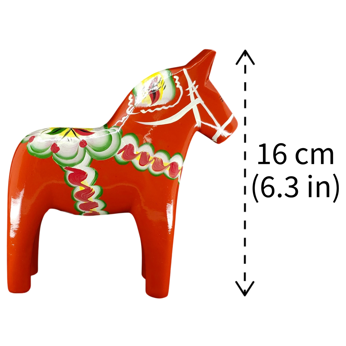 Dala Horse: Nils Olsson Red Swedish Dala Horse | Handcrafted in Nusnäs