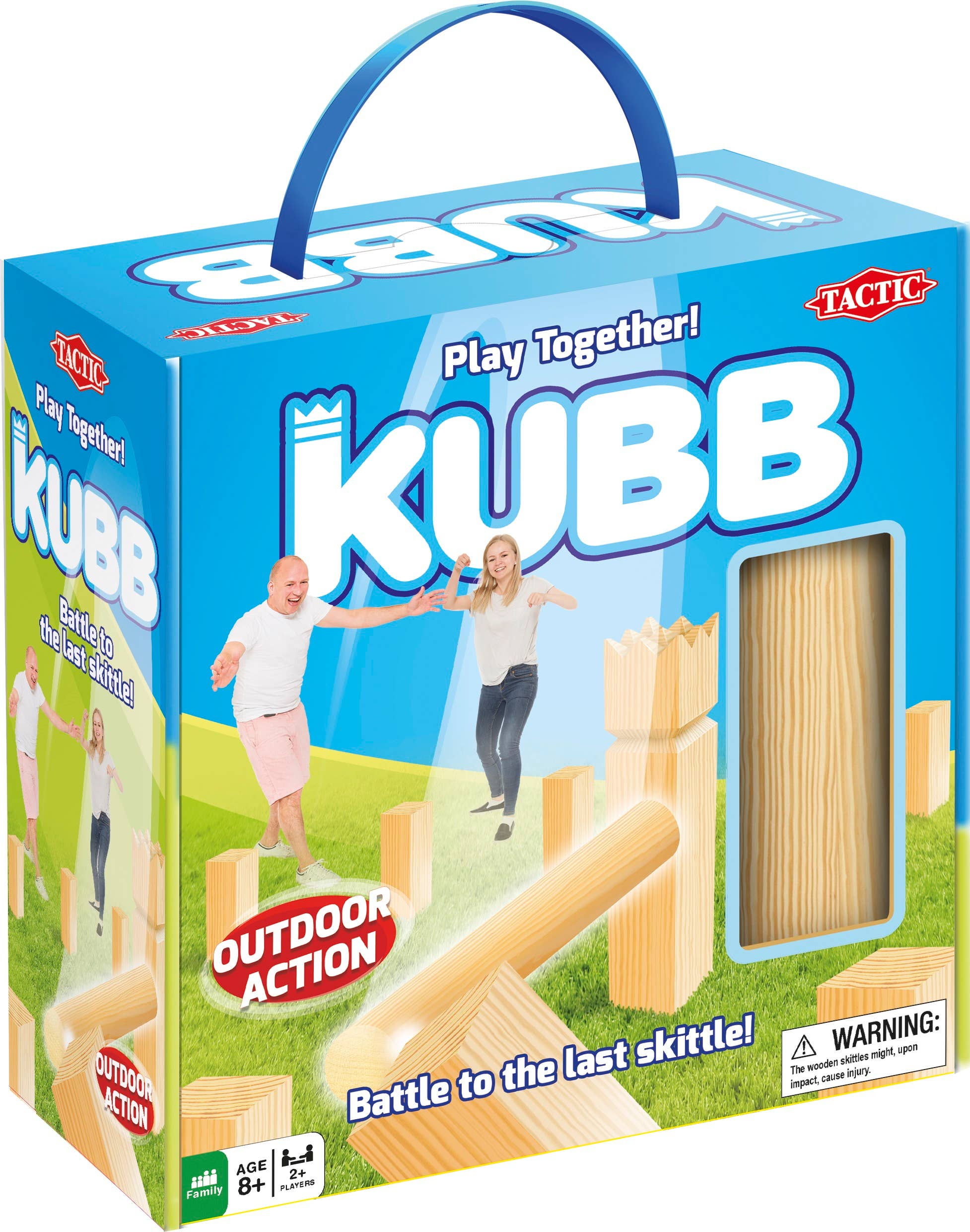 Game: Kubb in a Cardboard Box