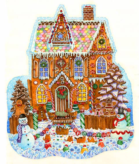 Puzzle: Gingerbread House Puzzle