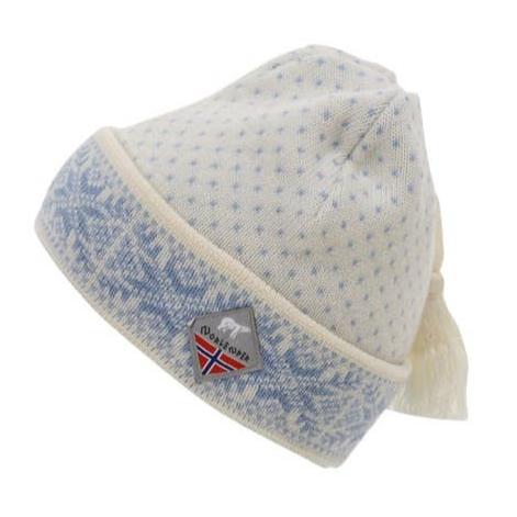 Hat: Snowflake Beanie, White