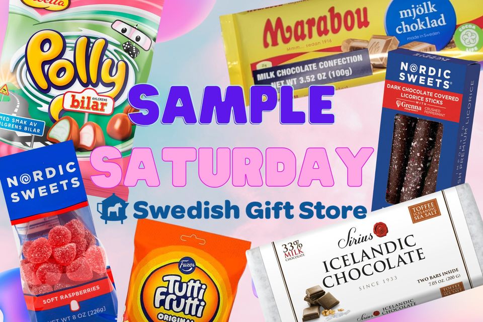 Candy Sample Saturdays! - Celebrate Lördagsgodis with Swedish Gift Store