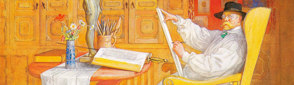 飾り皿 The art of Carl Larsson  ２種類 飾り皿 The art of Carl Larsson 2種類