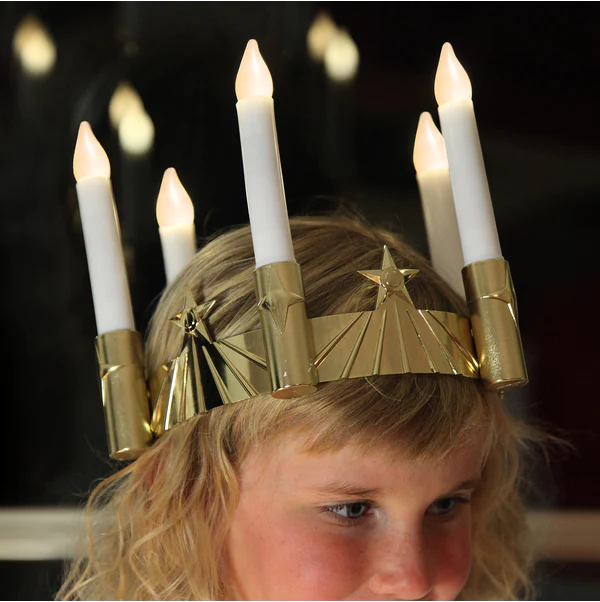 shelf with mugs at swedish gift store retail location