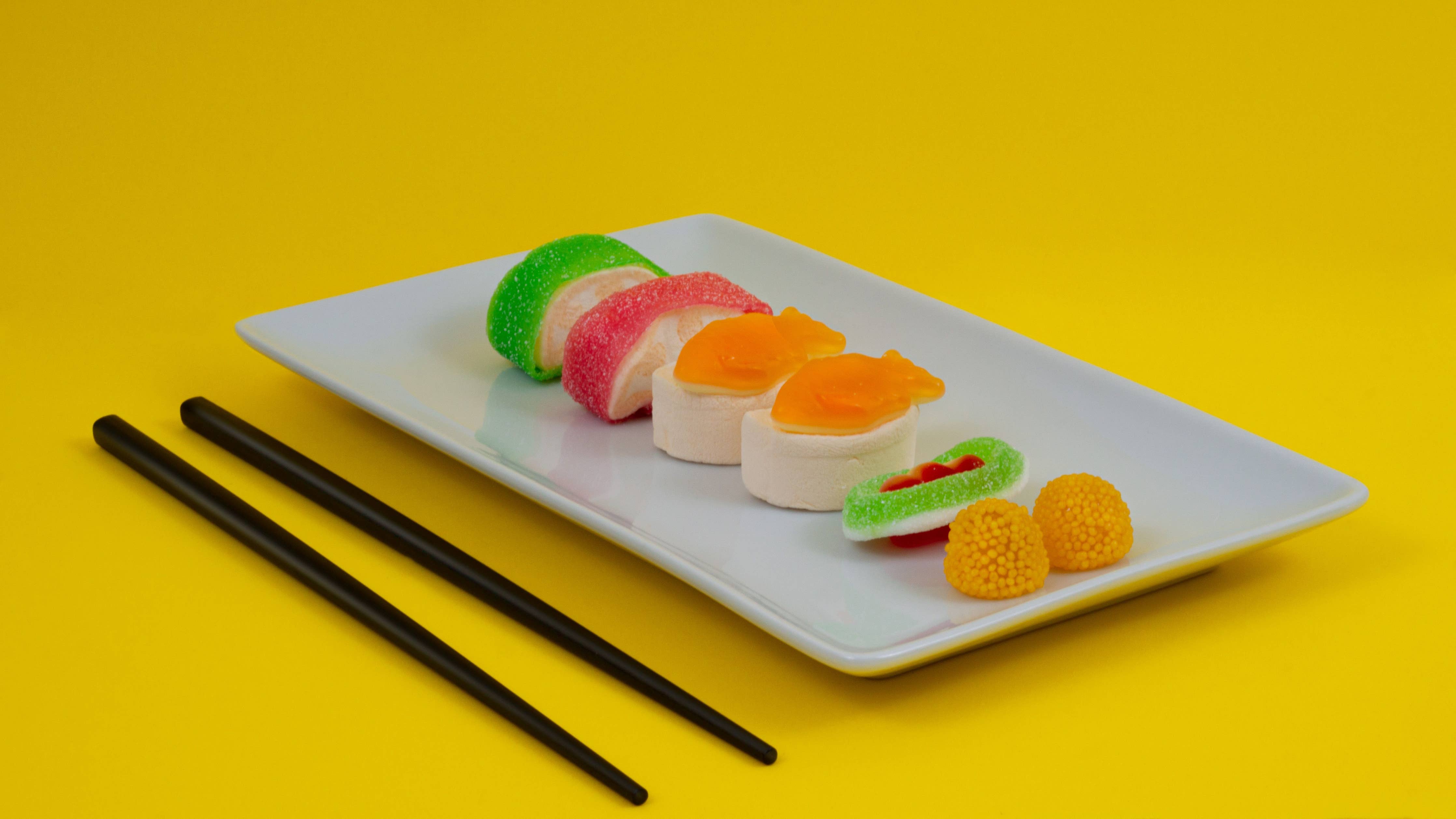 Candy: Raindrops Gummi Sushi (3oz)