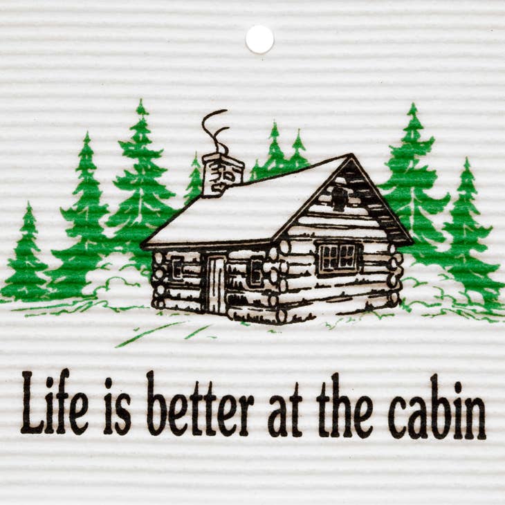 Dish Cloth: Life is Better at the Cabin