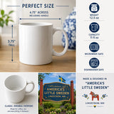 Mug: "Var så god" Welcome with Swedish Flowers Coffee Mug (11oz)