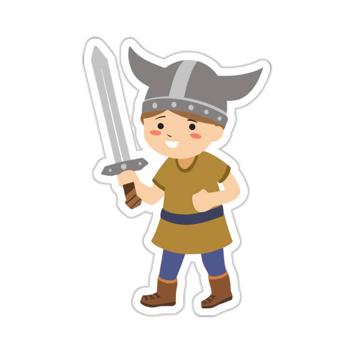 Sticker: Viking Boy Child