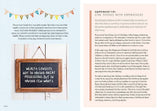 A chalkboard displays the quote “Wealth consists not in having great possessions but in having few wants”; next to it, a happiness tip appears inspired by Meik Wiking’s Book: Little Book of Lykke.