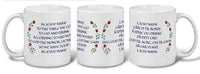 Coffee Mug: Norwegian Table Prayer in Norwegian & English on a White 11 oz Mug