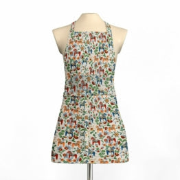 Apron: Leksand Mini Swedish Dala Horse Aprons - 4 Color Options Available