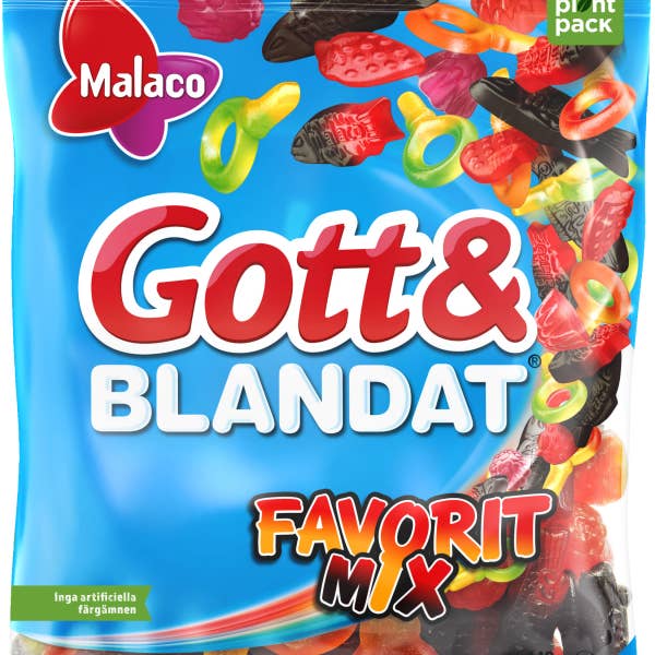 Candy: Malaco Gott & Blandat - Favorit Mix (160g)