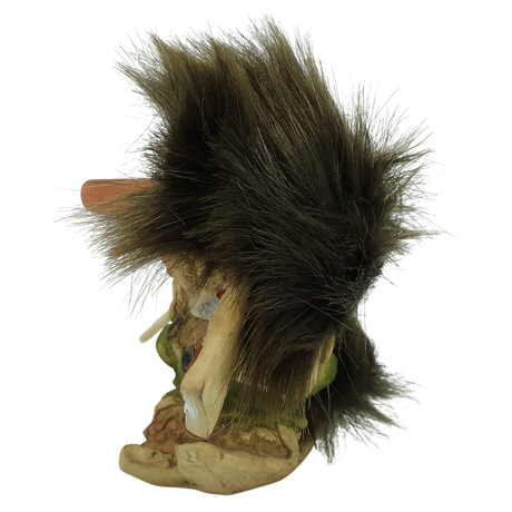 Troll: NyForm Troll with Snowshoes and Norwegian Flag 10cm or 4." Tall from Norway