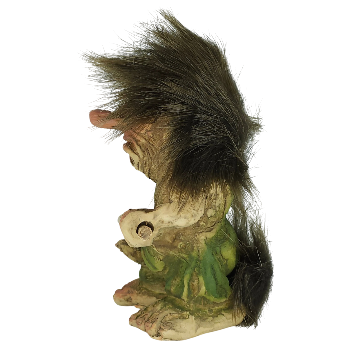 Troll: Nyform Angry Troll with Stick 11cm Tall (4.5") From Norway