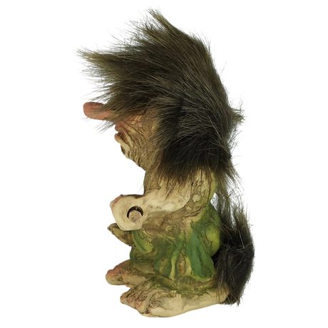 Troll: Nyform Angry Troll with Stick 11cm Tall (4.5") From Norway