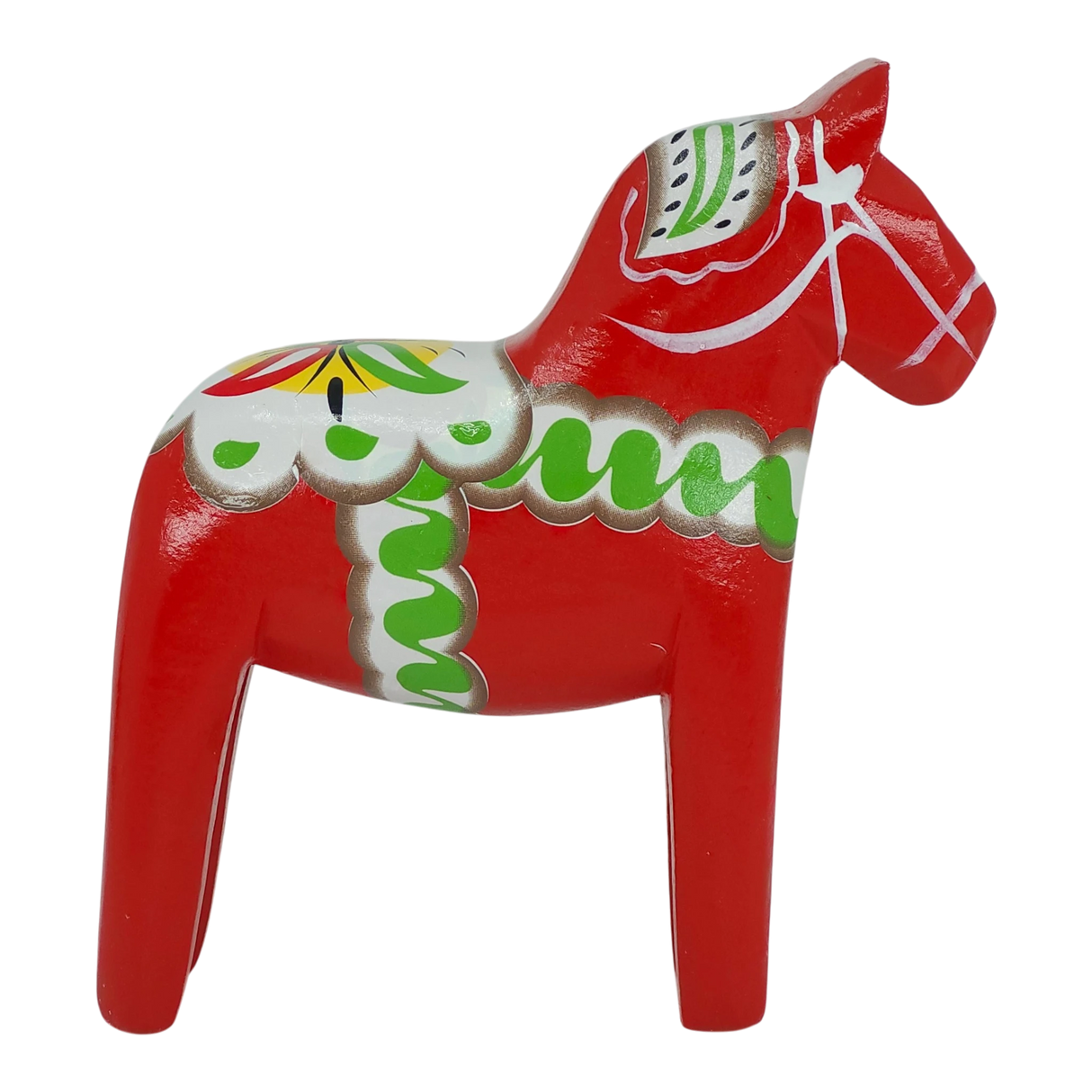 Figurine: Dala Horse Replica by Nordic Souvenir 5.5" Tall Wooden Horse