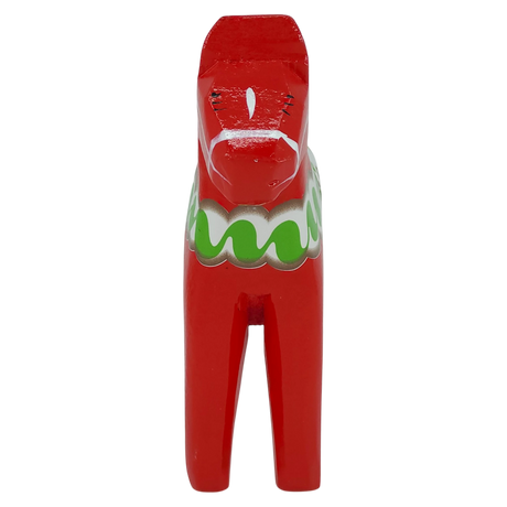 Figurine: Dala Horse Replica by Nordic Souvenir 5.5" Tall Wooden Horse