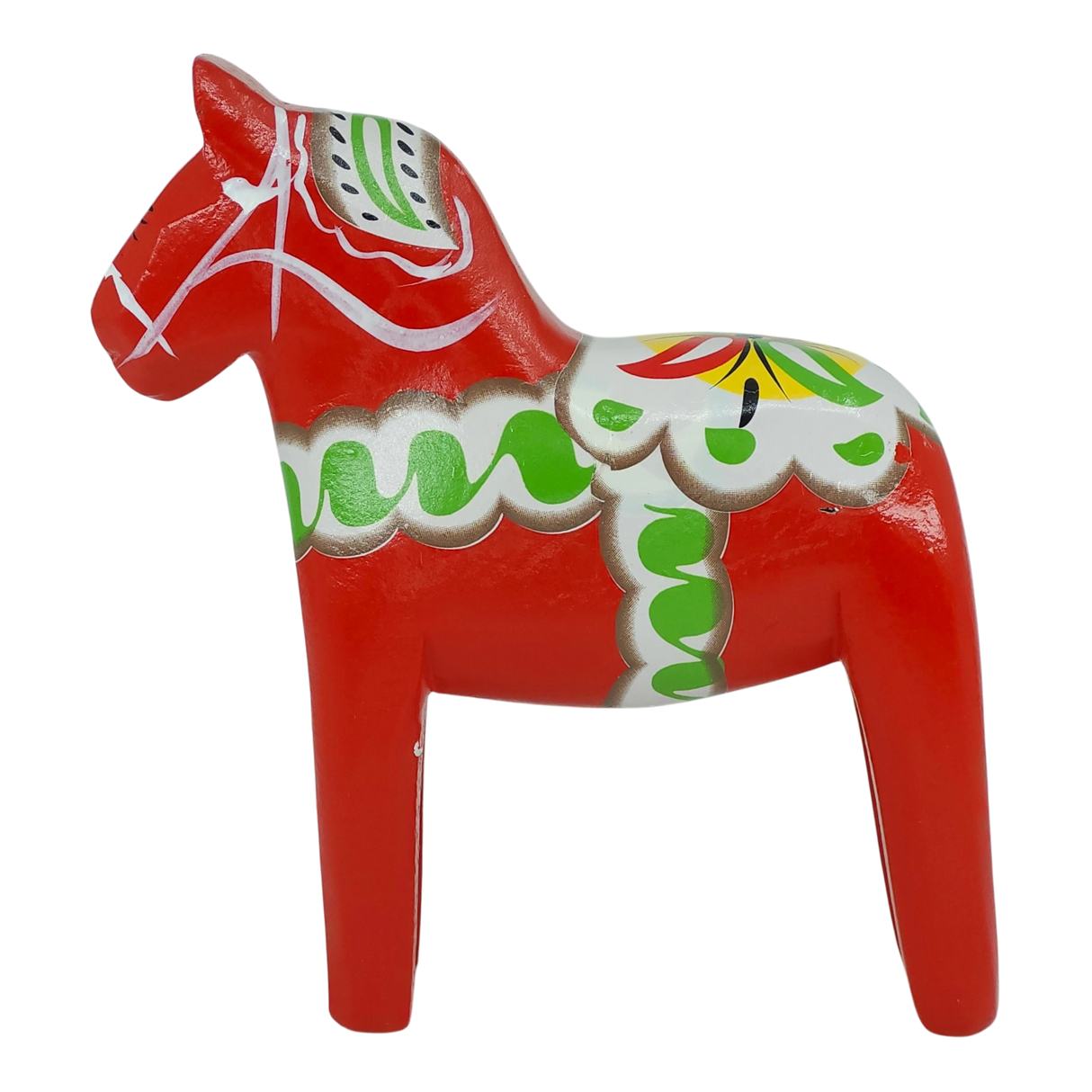 Figurine: Dala Horse Replica by Nordic Souvenir 5.5" Tall Wooden Horse
