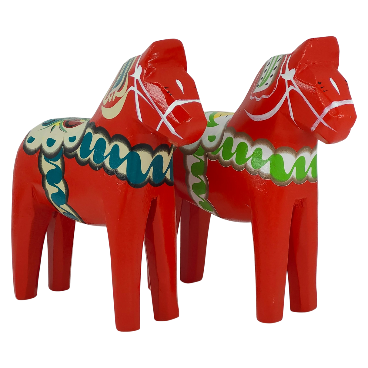Figurine: Dala Horse Replica by Nordic Souvenir 5.5" Tall Wooden Horse
