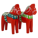 Figurine: Dala Horse Replica by Nordic Souvenir 5.5" Tall Wooden Horse