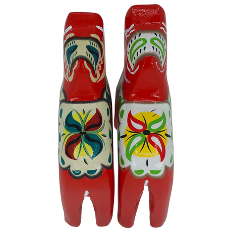 Figurine: Dala Horse Replica by Nordic Souvenir 5.5" Tall Wooden Horse