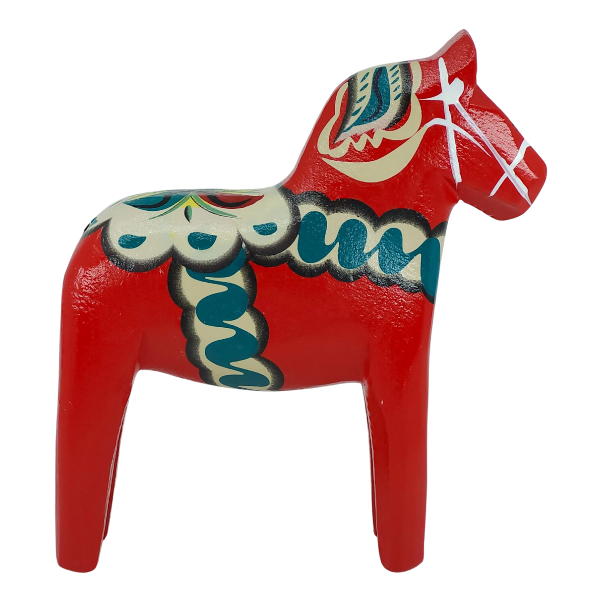 Figurine: Dala Horse Replica by Nordic Souvenir 5.5" Tall Wooden Horse