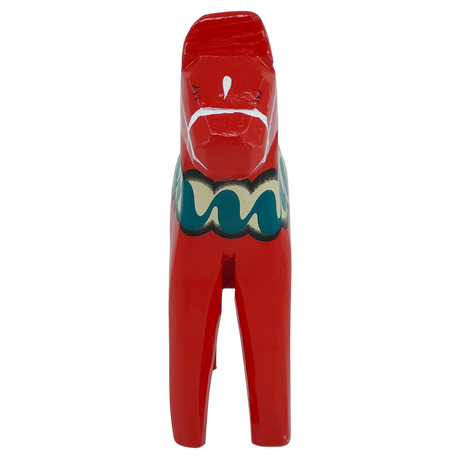Figurine: Dala Horse Replica by Nordic Souvenir 5.5" Tall Wooden Horse