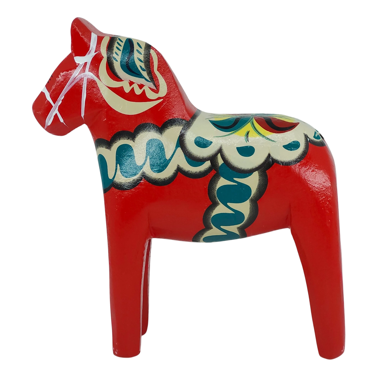 Figurine: Dala Horse Replica by Nordic Souvenir 5.5" Tall Wooden Horse