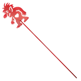 Garden Stake: Red Troll Garden Stake (30" Height)
