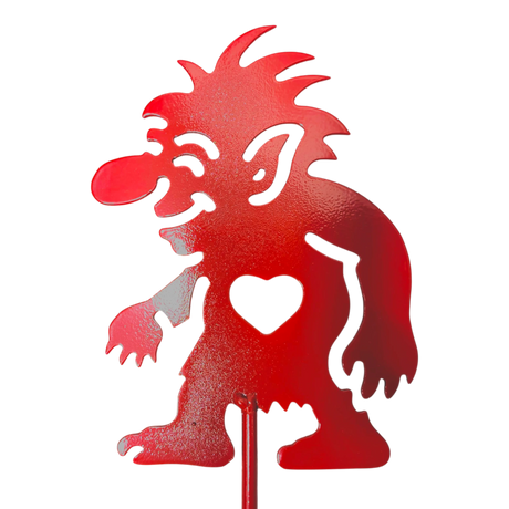 Garden Stake: Red Troll Garden Stake (30" Height)