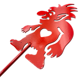 Garden Stake: Red Troll Garden Stake (30" Height)