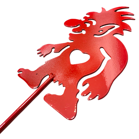 Garden Stake: Red Troll Garden Stake (30" Height)