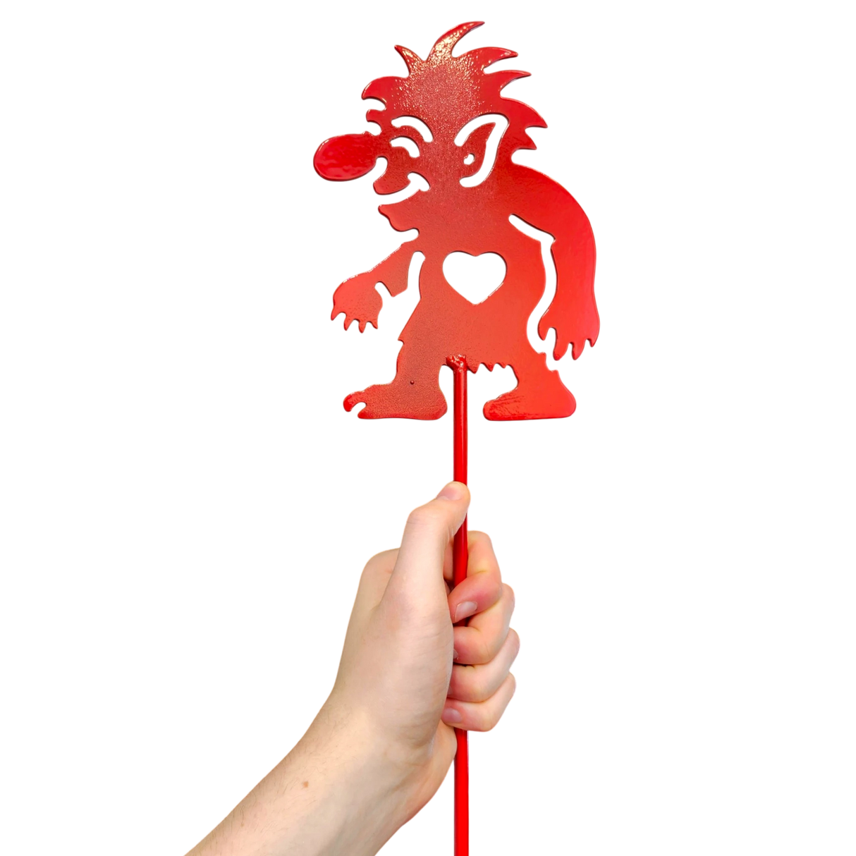 Garden Stake: Red Troll Garden Stake (30" Height)