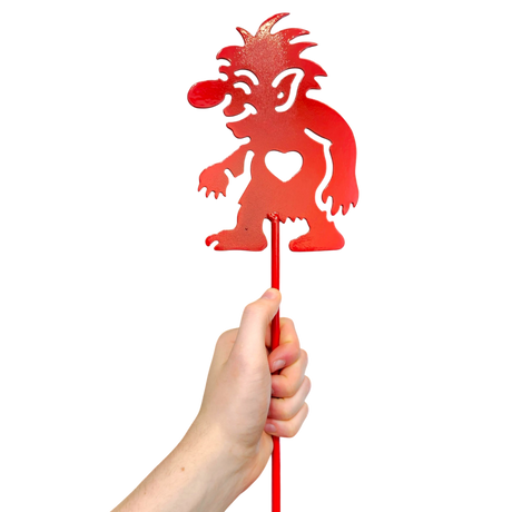 Garden Stake: Red Troll Garden Stake (30" Height)