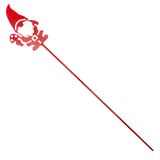 Garden Stake: Red Tomte - Gnome Metal Garden Stake (30" Height)