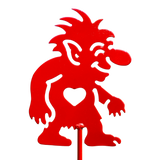Garden Stake: Red Troll Garden Stake (30" Height)